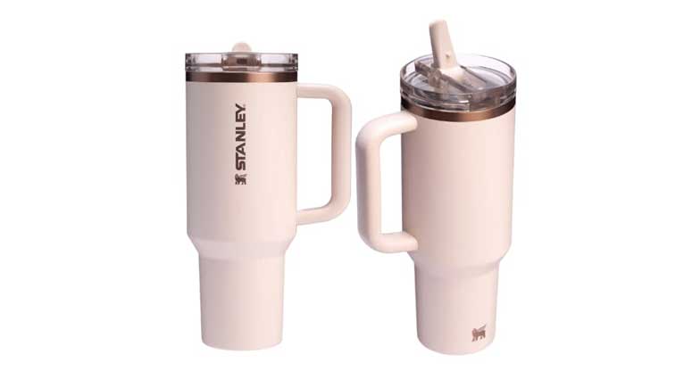 Stanley Quencher ProTour Flip Straw Tumbler in car cup holder