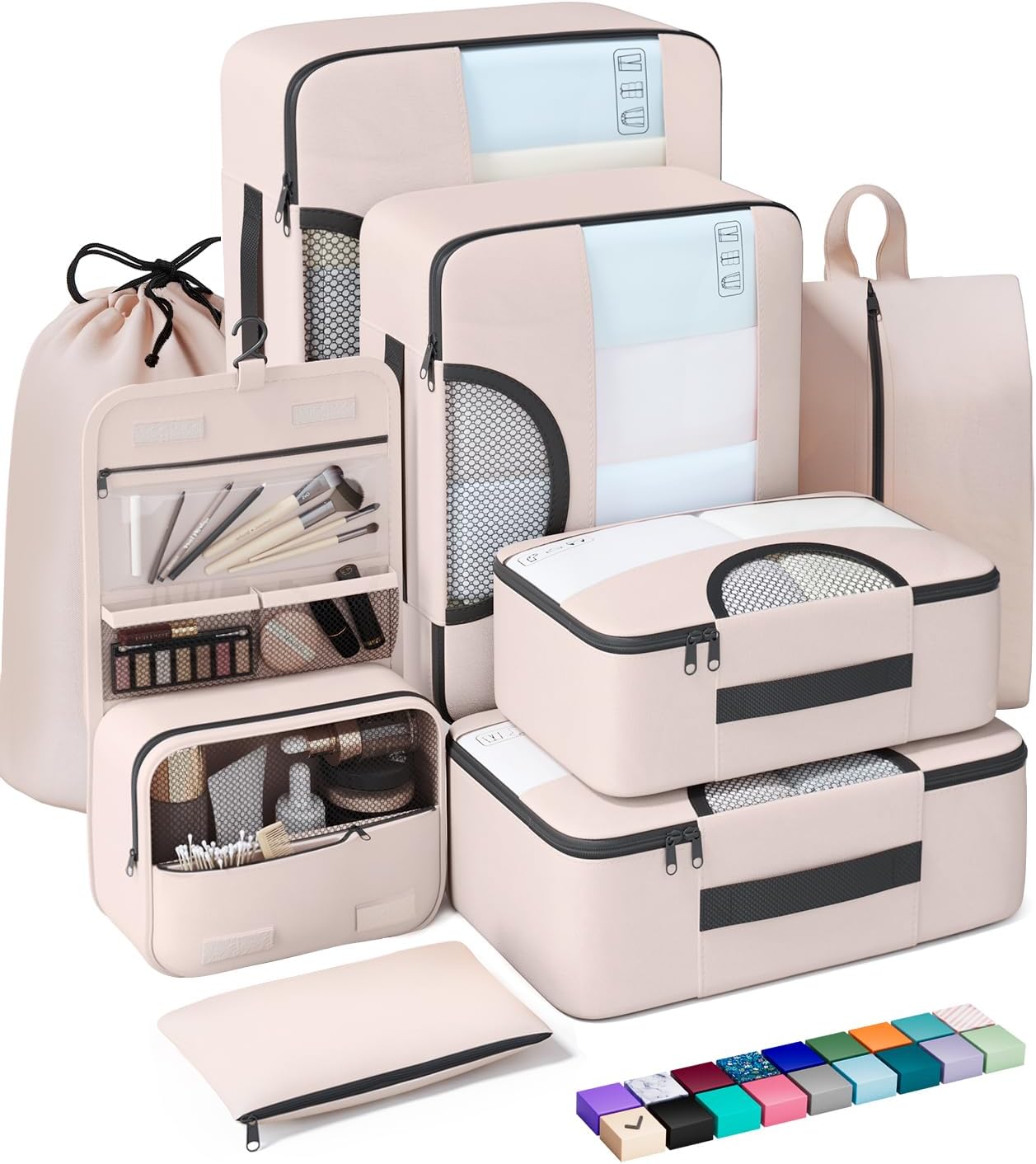 Veken 8 Set Packing Cubes for Travel, Gifts for Women Mom