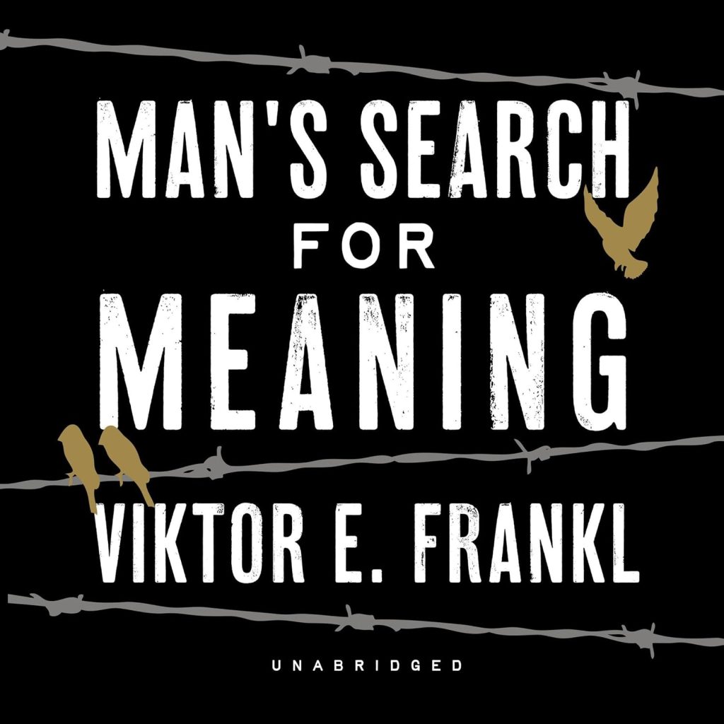 Man’s Search for Meaning book cover by Viktor E. Frankl