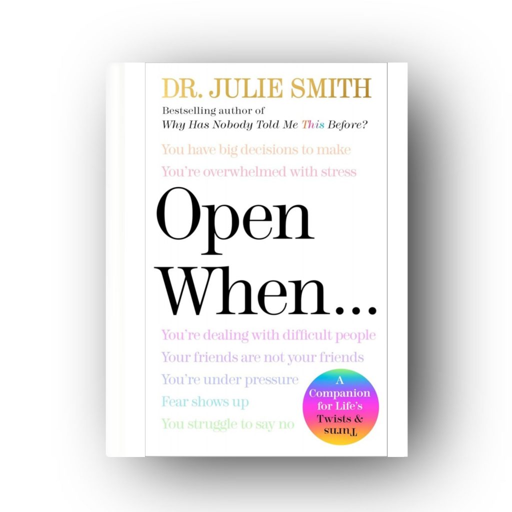 Open When book cover by Julie Smith